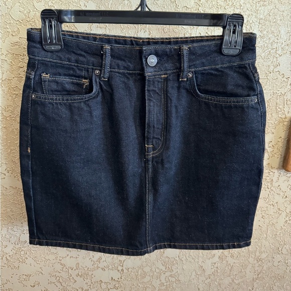 All Saints Denim Mini Skirt - Picture 3 of 11